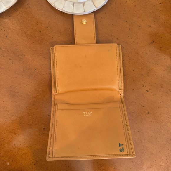 CELINE Macadam Blason Clasp Wallet Brown - Picture 9 of 13